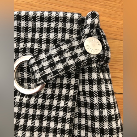 NWOT Justice skort black and white checker - Picture 3 of 6
